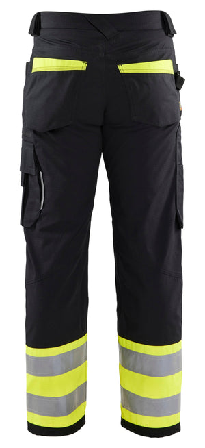 Backview of Blaklader Hi‑Vis Ripstop Work Pants