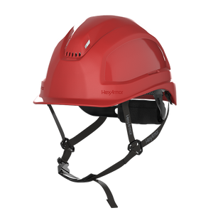 Maroon HexArmor Class E Type 1 Safety Helmet