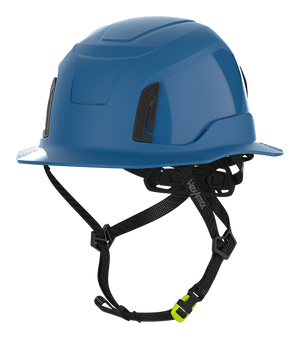 Blue HexArmor Full Brim Safety Helmet