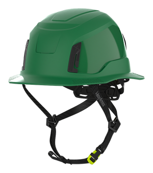 Green HexArmor Full Brim Safety Helmet