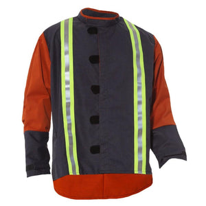 High Vis Carbon Armour N7 Coat for Protection from Molten Non-Ferrous Metal Splash