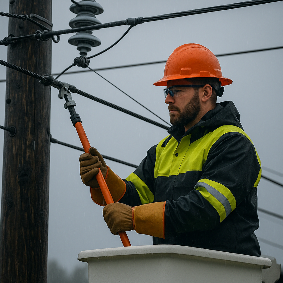 Powerline Work in Bad Weather: The Critical PPE You Need