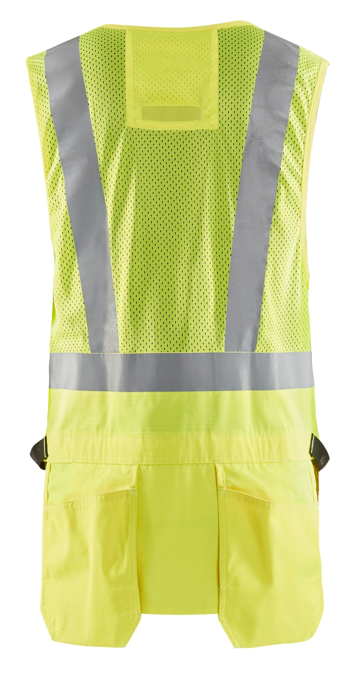 Backview of Blaklader hi-vis utility vest
