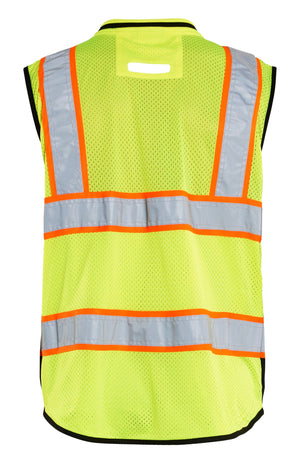 Back view of Blaklader Hi‑Vis Surveyor Vest