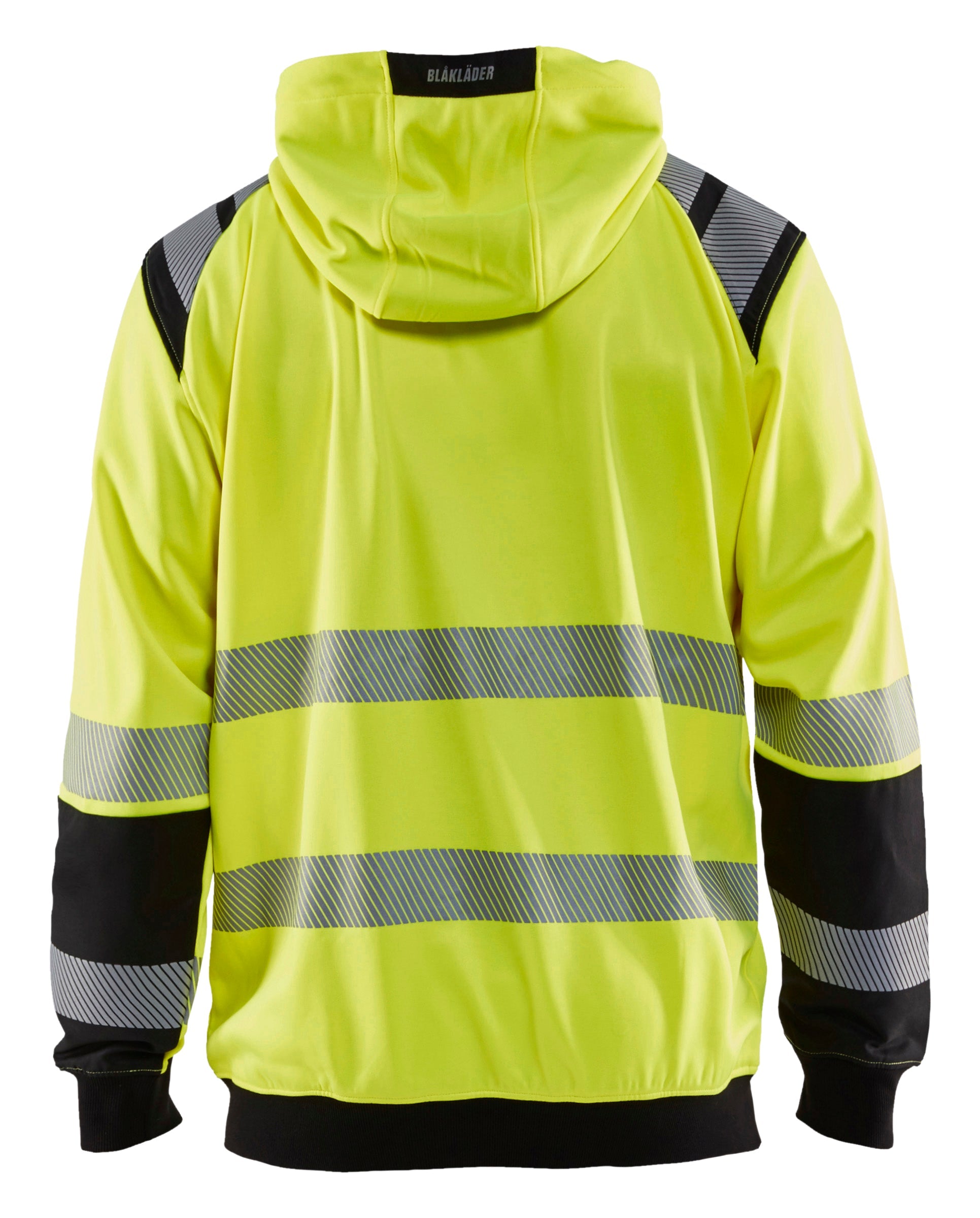 Back view of Blaklader Hi‑Vis Zip Hoodie