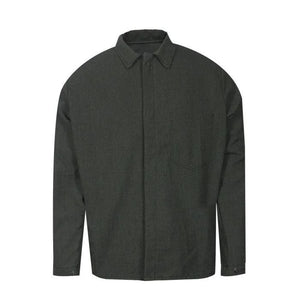 Dark gray shirt on a white background