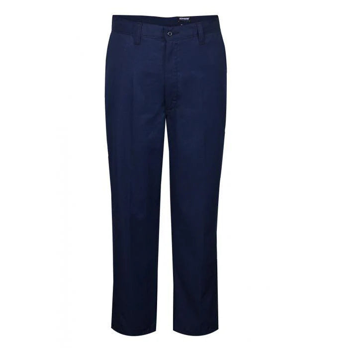 Navy blue pants on a white background