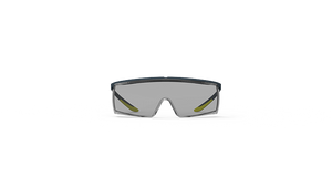 Front view of HexArmor LT250 safety glasses