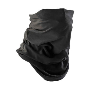 Black neck gaiter on a white background