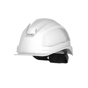 Hexarmor Class C safey helmet with vents in white color