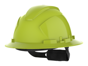 HexArmor Full Brim Safety Helmet in neon color