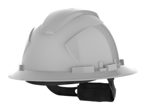 HexArmor Class E Full Brim Safety Helmet in grey color