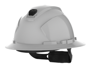 HexArmor full brim safety helmet in grey