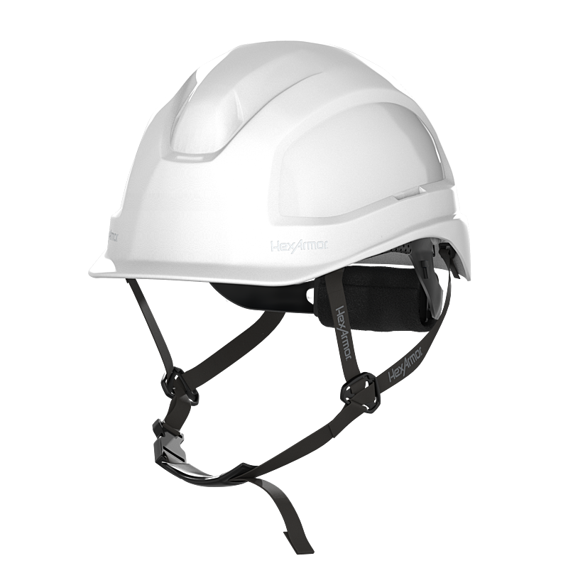 White HexArmor Class E Type 1 Safety Helmet 