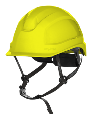 Yellow HexArmor Class E Type 1 Safety Helmet 