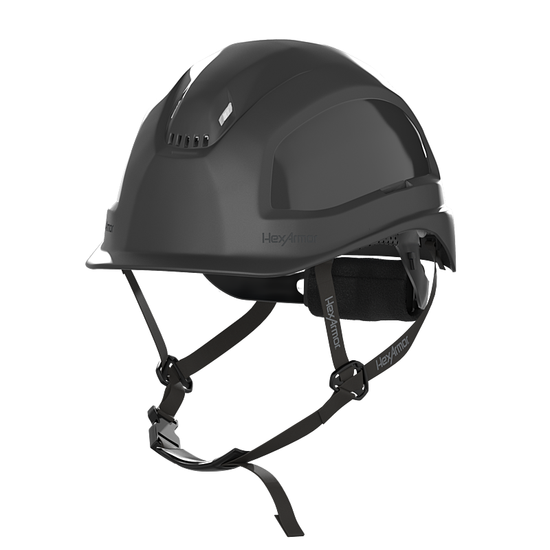 Black HexArmor Class E Type 1 Safety Helmet