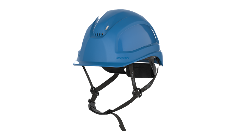 Blue HexArmor Class E Type 1 Safety Helmet