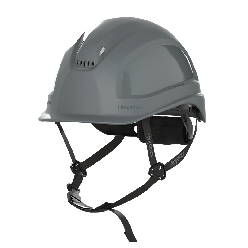 Grey HexArmor Class E Type 1 Safety Helmet