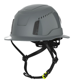 Grey HexArmor Vented Safety Helmet