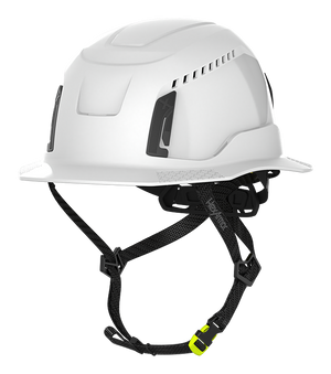 Light grey  HexArmor Vented Safety Helmet