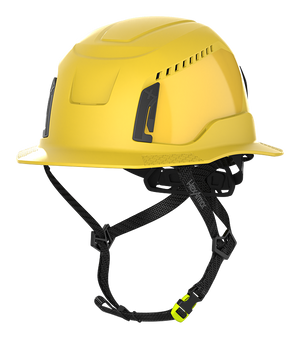 Pale Yellow HexArmor Vented Safety Helmet