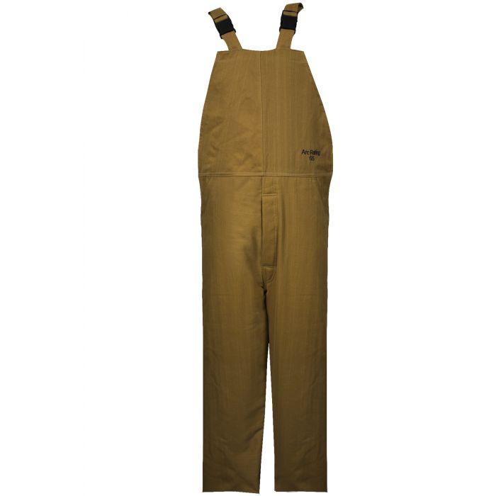 Bib Overalls - Fire and Arc Flash Resistant, Adjustable Quick Disconnect Shoulder Strap, FR Hook & Loop Closure