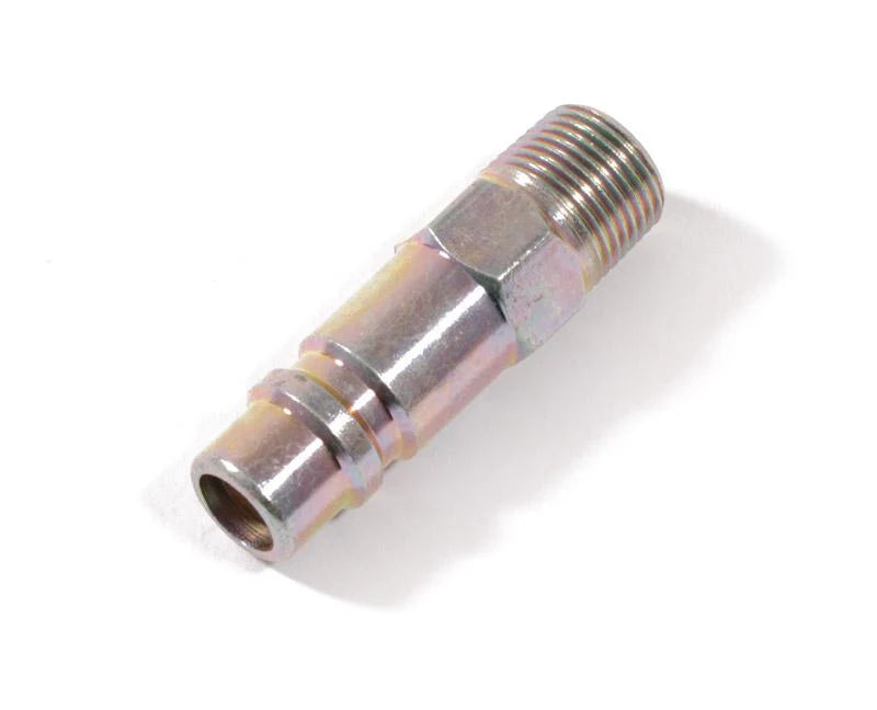 Metal fitting on a white background