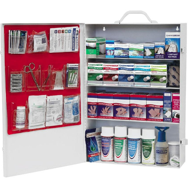First Aid Kit for Wounds, Burns, CPR, Eye Injury, 150 People – Dukel Safety