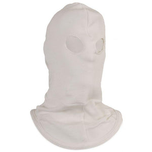 Balaclava - Fire (FR) and Thermal Resistant, Lightweight, Triple Layer Knit Hood, Single Layer Bib, Eyeholes