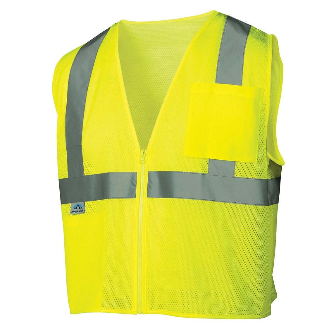 RVZ21 Hi Vis Mesh Vest - ANSI 2, Type R, Zipper